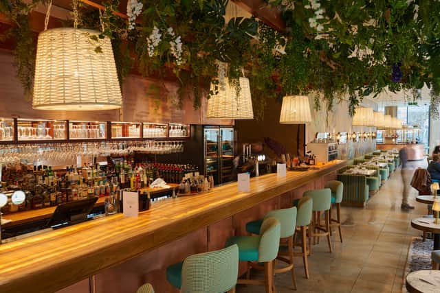 Gino D'Acampo's relaunched Manchester restaurant. 