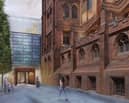 The proposed entrance of the new-look John Rylands Library. Picture: Donald Insall Associates