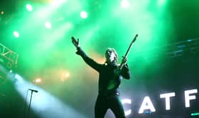Ryan Evan 'Van' McCann of Catfish and the Bottlemen performs during Splendour in the Grass 2017 on July 22, 2017 in Byron Bay, Australia. (Photo by Mark Metcalfe/Getty Images)