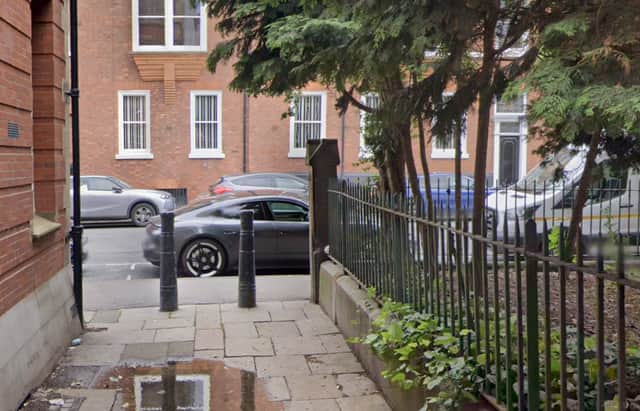 Bollards made from canons on Byrom Street, not far from Artillery Street in Manchester. This area was the site from which Bonnie Prince Charlie attempted to seize Manchester in the 1700s. Image: Google Maps