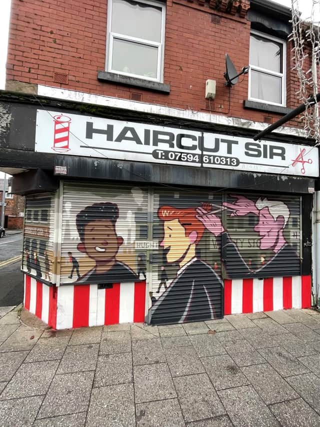 The Moston Lane Shutters project by SICK! Productions has received a grant from Historic England. Image: SICK! Productions