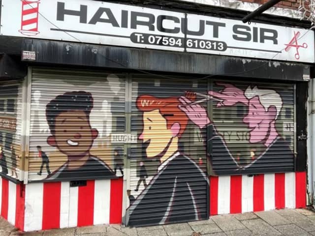 The Moston Lane Shutters project by SICK! Productions has received a grant from Historic England. Image: SICK! Productions