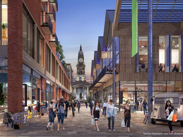 CGI image of the plans for Bolton's Crompton Place. Credit: Bolton Council