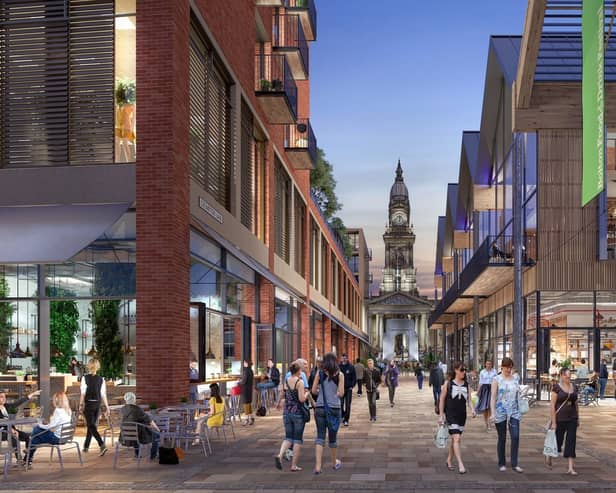 CGI image of the plans for Bolton's Crompton Place. Credit: Bolton Council