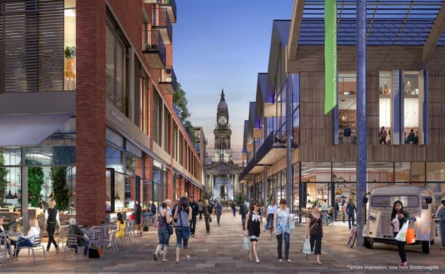 CGI image of the plans for Bolton's Crompton Place. Credit: Bolton Council