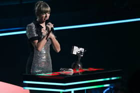 Taylor Swift at the 2022 EMAs. 