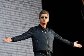 Noel Gallagher on the Lytham Festival stage