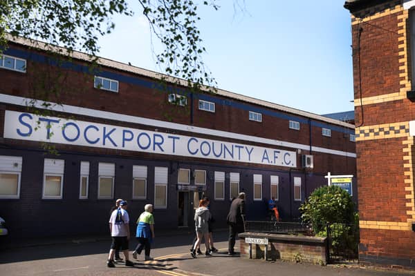 Edgeley Park, the home of Stockport County. 