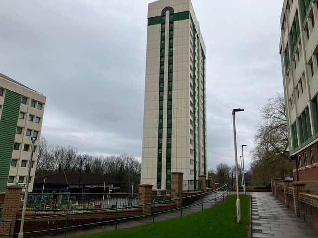 The Lancashire Hill estate in Stockport. 