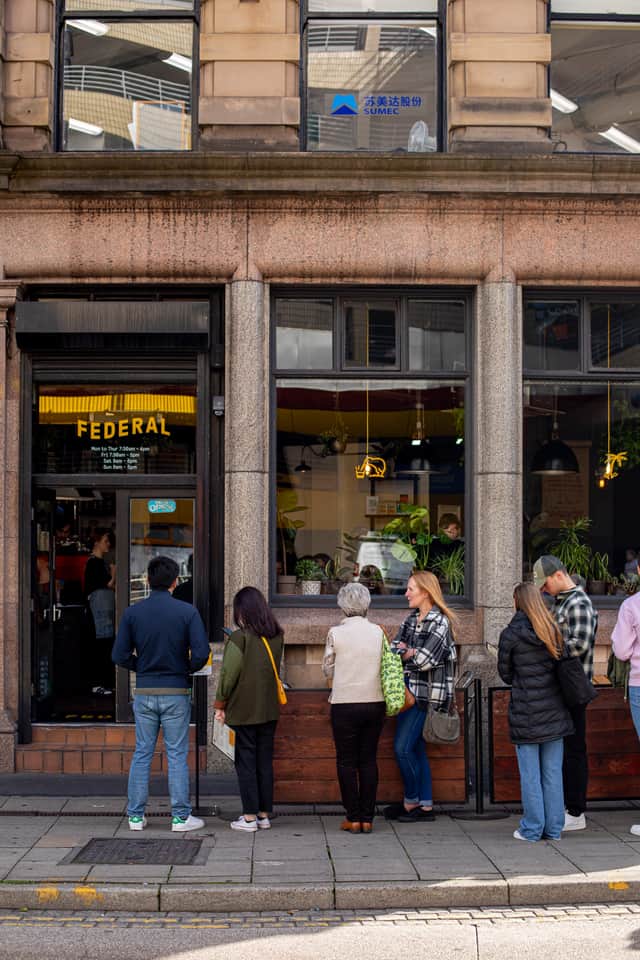 Federal is one of Manchester's food and drink success stories with regular queues outside the door. Credit: Federal