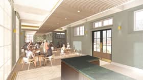 How the Orangery is hoped to look after the regeneration. Image Manchester council. Free for use by LDRS partners.