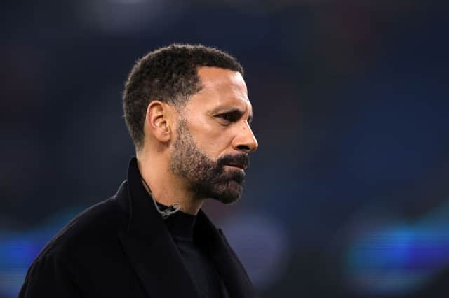 Former Manchester United defender Rio Ferdinand.