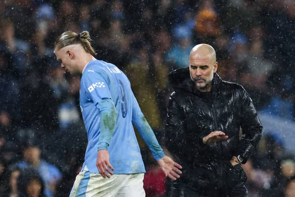 Pep Guardiola took Erling Haaland off late on in the FA Cup win against Newcastle