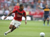 Antonio Valencia in action for Manchester United. 