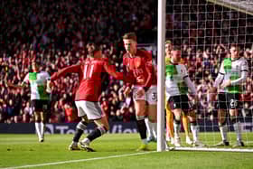 How did Manchester United's players fare in Sunday's FA Cup quarter final against Liverpool.