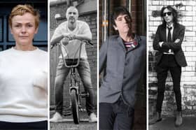 Maxine Peake, Paddy McGuinness, Johnny Marr and John Cooper Clarke are all part of the Greater Mancunians exhibition