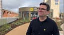 Andy Burnham at the opening of the new Stockport Interchange 