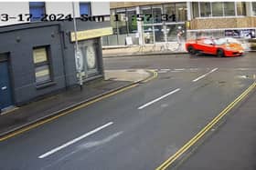 CCTV captures moment driver crashes £100k Ferrari in city centre