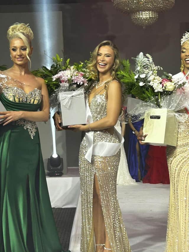 Survivor of the Manchester Arena bombing Modelle Hughes-Gervis, 20, is competing in the Miss England semi-finals as Miss Manchester runner-up. 