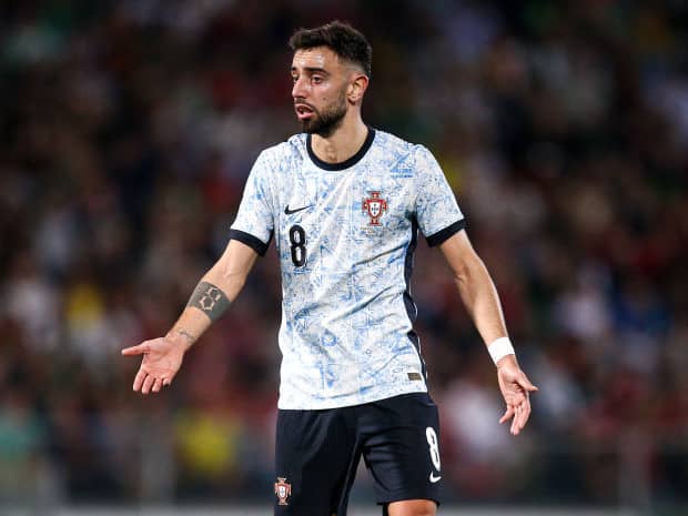 Bruno Fernandes grabbed a goal and an assist for Portugal on Thursday night