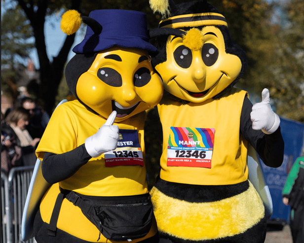 Chester and Manny will be cheering on runners this April 