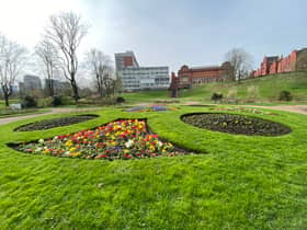 Peel Park in the spring sunshine