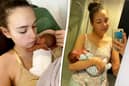 Kayleigh Doyle, 22, was pregnant with perfectly healthy twins and didn't know there were any problems until her waters broke at 22 weeks.