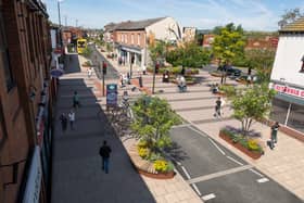 Image shows proposed highway improvements in Market Street, Heywood town centre