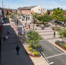 Image shows proposed highway improvements in Market Street, Heywood town centre