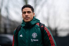 Raphael Varane is in the United squad against Chelsea