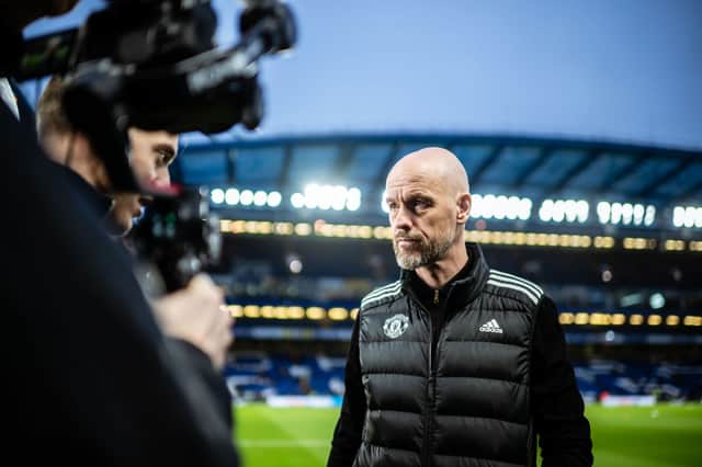 Erik ten Hag was asked why United matches have been so chaotic