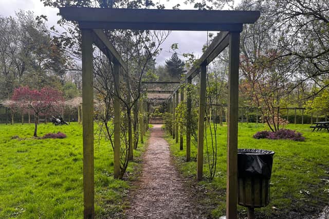 The pagoda gardens at Fletcher Moss, Didsbury