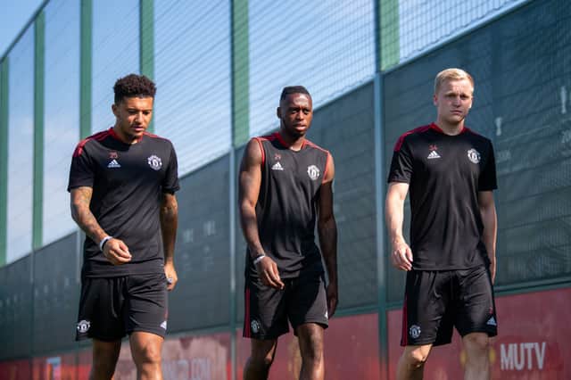 Jadon Sancho, Aaron Wan-Bissaka and Donny van de Beek could all be sold this summer