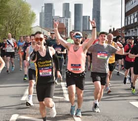 Around 32,000 runners took on this year’s Manchester Marathon. 