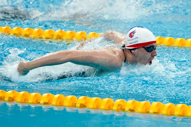 Paralympian Matt Walker swam for Marple 