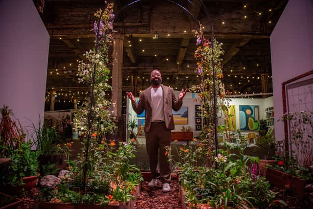 Cloud Gardener and urban gardening expert Jason Williams. at Depot Mayfield. Picture: William Lailey/SWNS