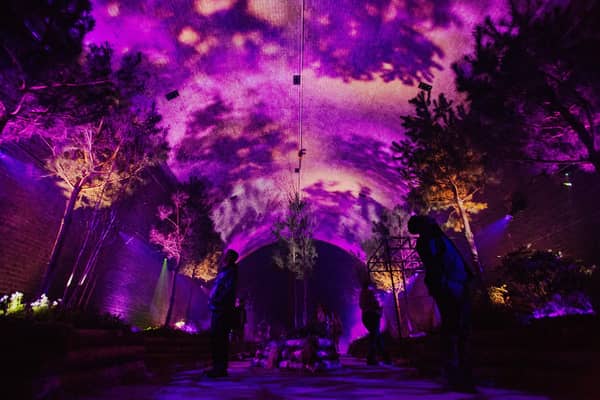 The RHS has opened it's doors its to it's new Urban Show in Central Manchester. Pictured is the Urban Forest 
