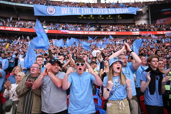 Man City fans are back at Wembley this weekend