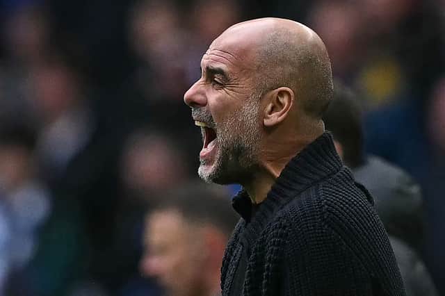 Pep Guardiola launched into an on-screen after Manchester City's FA Cup win over Chelsea.
