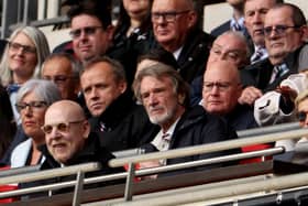 Avram Glazer and Jim Ratcliffe watched from the stands as United threw away a three-goal lead