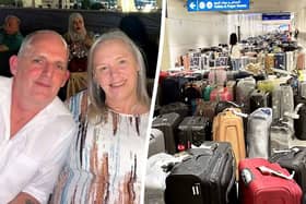 Alison Shah, 60, and her partner, Richard Kay, 52, we coming home from her birthday  trip to Bangkok and Thailand when they got stuck in Dubai