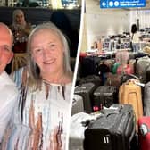 Alison Shah, 60, and her partner, Richard Kay, 52, we coming home from her birthday  trip to Bangkok and Thailand when they got stuck in Dubai