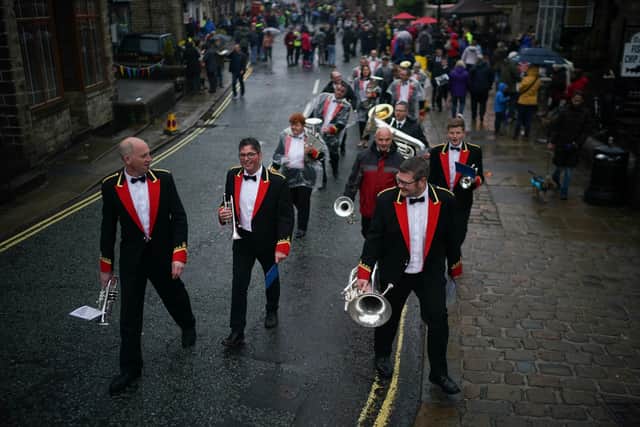 Whit Friday band contests in Delph, Saddleworth