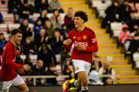 Ethan Wheatley of Manchester United