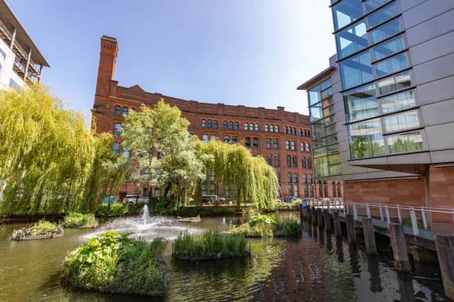 Bridgewater Hall Canalside is one of the locations on the new Manchester Green Trail. Credit: Carl Sukonik