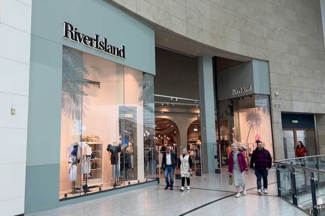The new-look River Island inside the Arndale