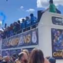 Stockport was packed with fans celebrating County's League Two title triumph