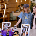 Lucy Linford (left) and her partner Lou present Desert Island Dumplings on the Channel 4 show Aldi's Next Big Thing. Credit: Channel 4