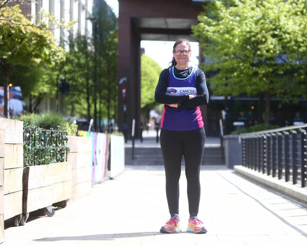 Guiness World Record-holder Helen Ryvar will be running in the Great Manchester Run half marathon in May as part of her challenge to run 1,000 half marathons in as many days. Credit: AJ Bell Great Manchester Run