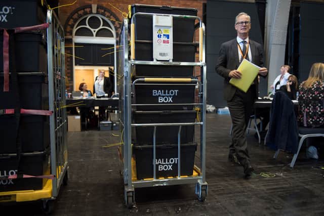 Votes are being counted across Greater Manchester 